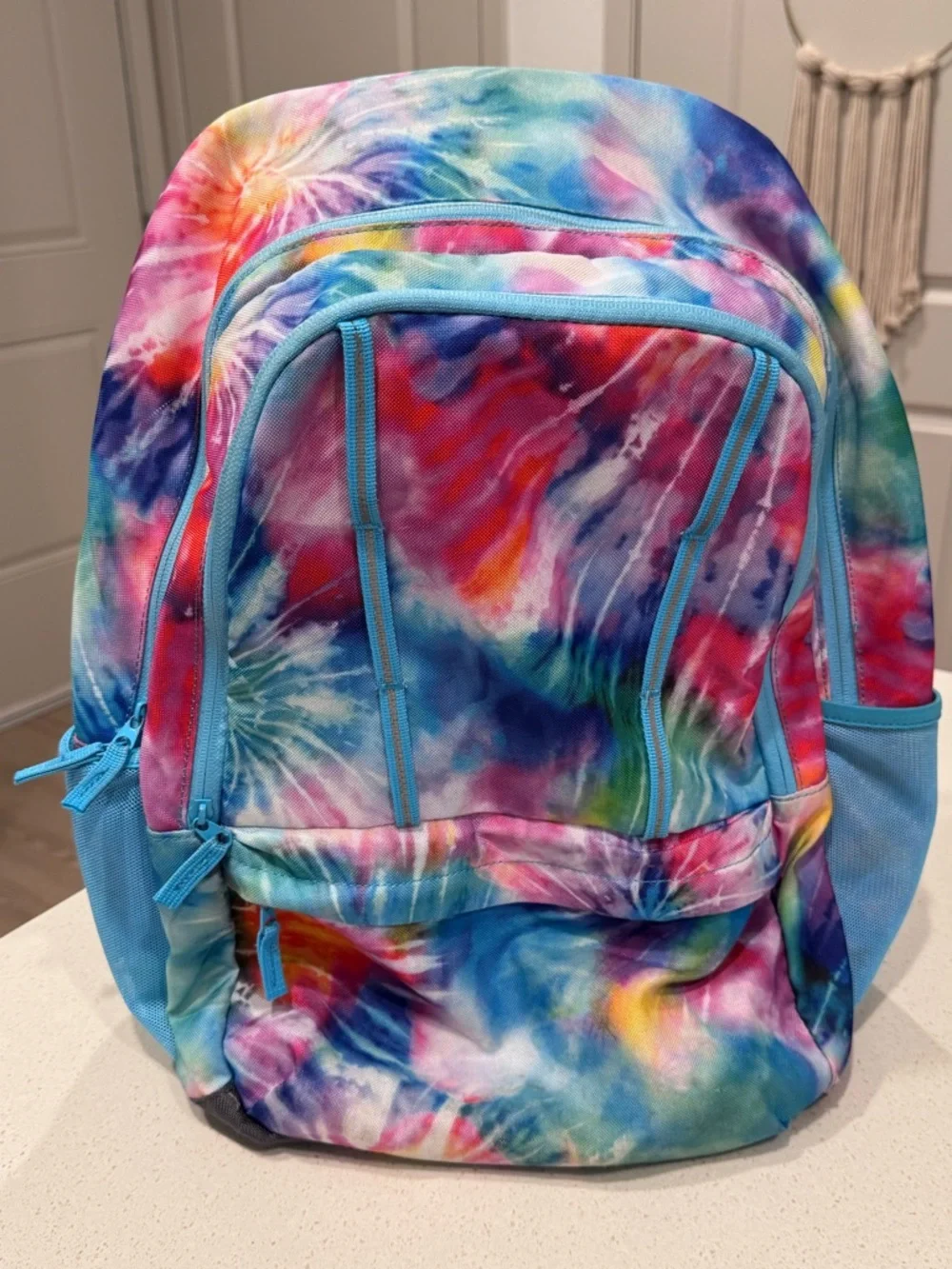 Lands’ End Kids ClassMate Backpack - Vibrant Tie-Dye - Large